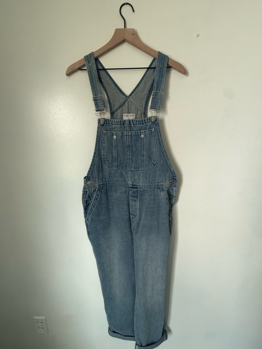 Blank Paige Light Blue Denim Overalls - Classic Bib Style
